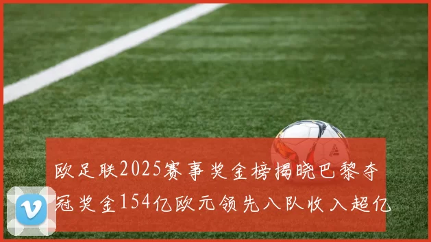 欧足联2025赛事奖金榜揭晓巴黎夺冠奖金154亿欧元领先八队收入超亿